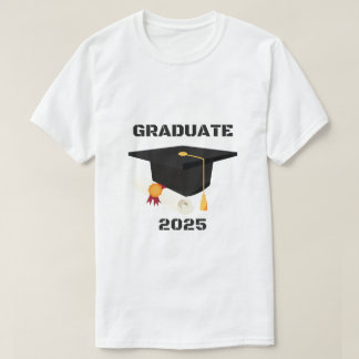 T-shirt DIPLÔMÉ 2025 TOUS âges, sexes, tailles, styles