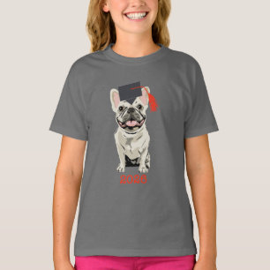 T-shirt Diplômé 2026, chien mignon