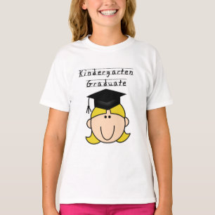 T-shirt Diplômé blond de jardin d'enfants de fille