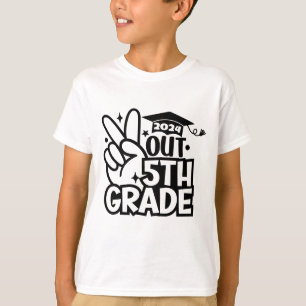 T-shirt Diplôme de 5e année pour 2024 5e année Graders Gra