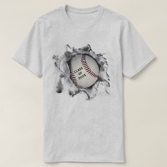 T-shirt Diplôme de baseball cadeau (Design devant)