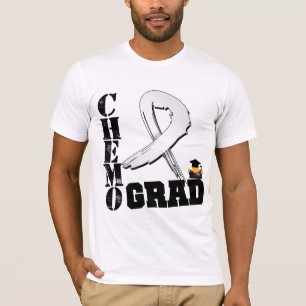 T-shirt Diplômé de chimio de cancer de poumon