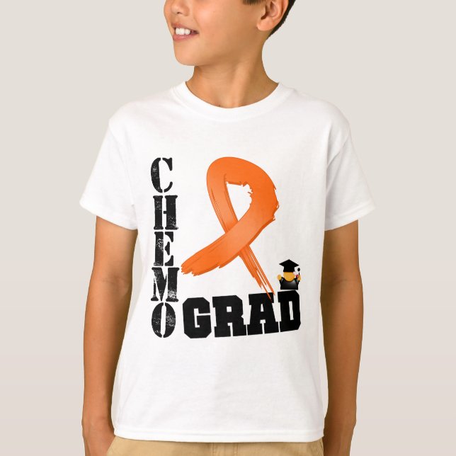 T-shirt Diplômé de chimio de leucémie (Devant)