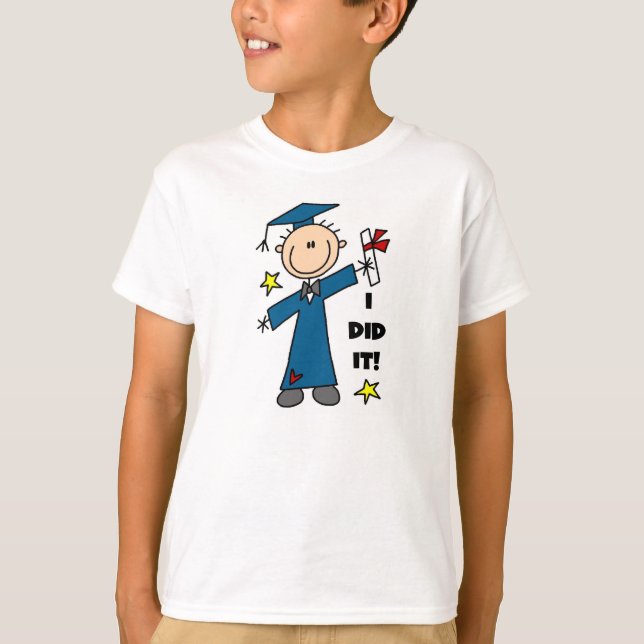 T-shirt Diplômé de garçon (Devant)