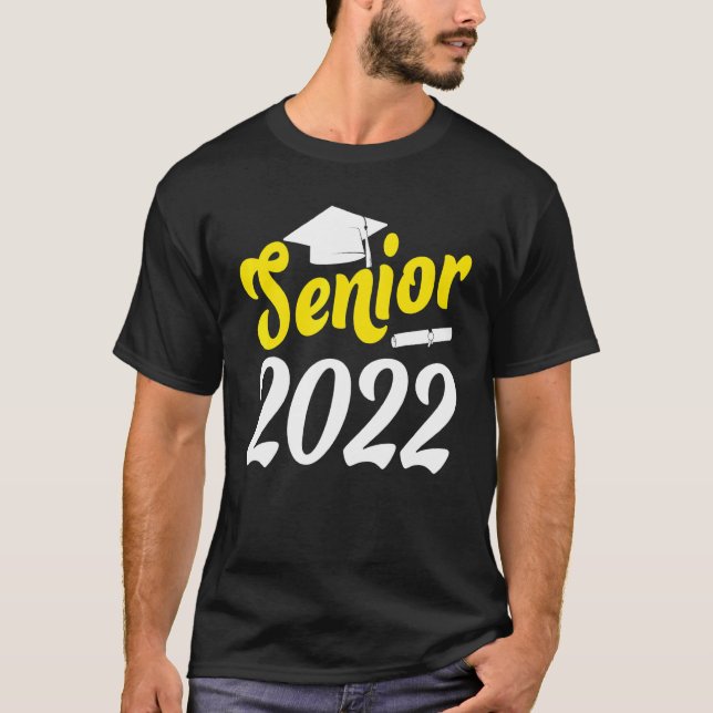 T-shirt Diplômé de l'école supérieure de 22 ans de la deux (Devant)
