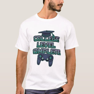 T-shirt Diplômé de niveau universitaire Néon de fin d'étud