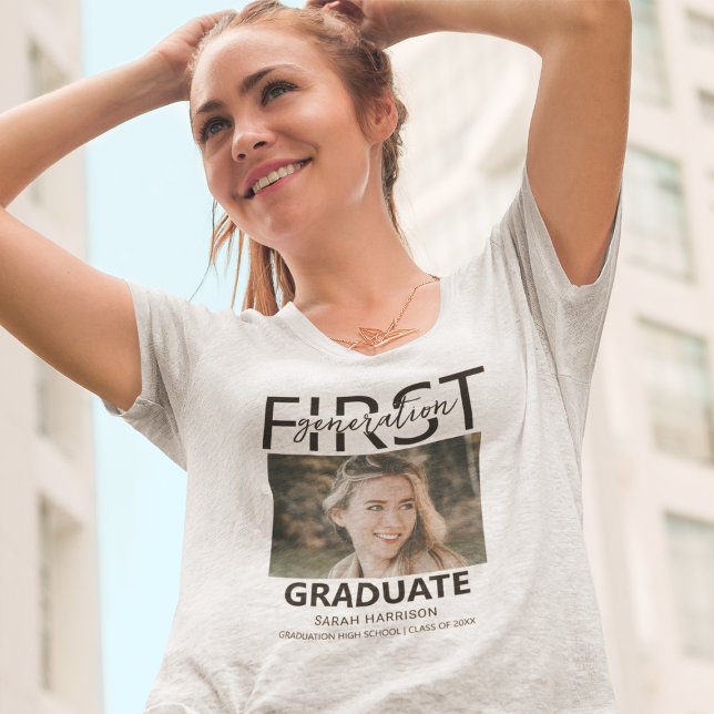 T-shirt Diplômé de première génération | Photo (Créateur téléchargé)