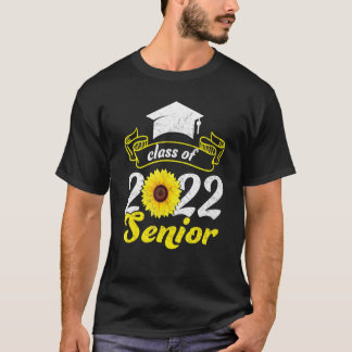 T-shirt Diplôme De Tournesol Classe Supérieure De 2022 Dip