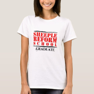 T-shirt Diplômé d'école de réforme de Sheeple
