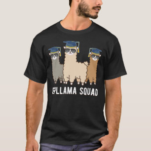 T-shirt Diplôme d'études supérieures de la lama Diplôme d'