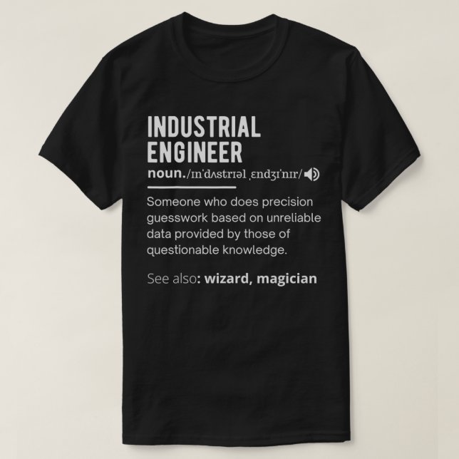 T-shirt Diplôme d'ingénieur industriel pour la retraite in (Design devant)
