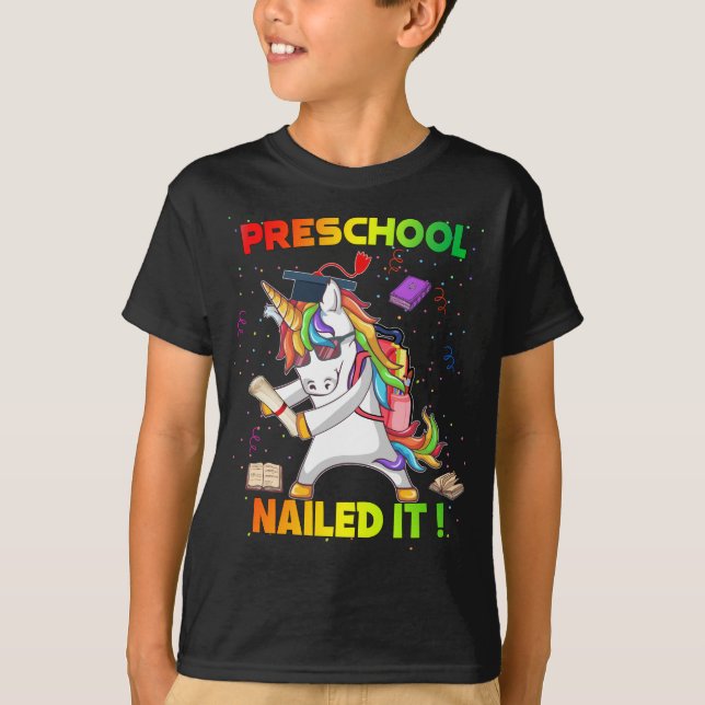 T-shirt Diplôme d'obtention du diplôme d'études préscolair (Devant)