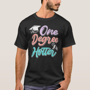 T-shirt Diplôme d'un degré plus chaud baccalauréat masters