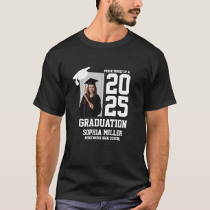 T-shirt Diplôme familial personnalisé 2025 personnalisé