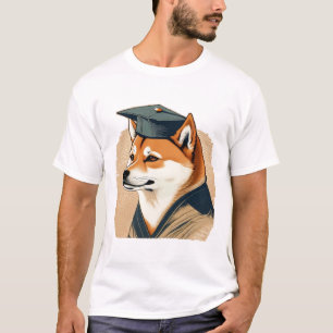 T-shirt diplômé Shiba Inu 