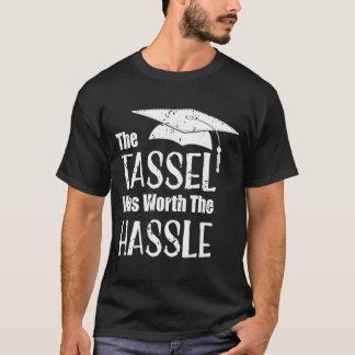T-shirt Diplôme T Shirt Tassel Vaut La Peine Hassle Grad S