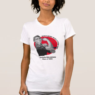T-shirt Diplômée sur mesure en Fille STEM