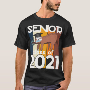 T-shirt Diplômés de la promotion 2021 de la quarantaine de
