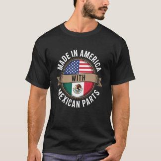 T-shirt Dire America avec des pièces mexicaines drôle d'ar