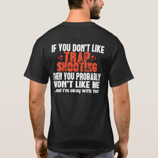 T-shirt Dire de tir de piège (Dos)