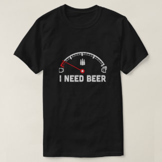 T-shirt Dire drôle de voitures que j'ai besoin de bière