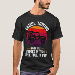 T-shirt Dire Drôle Halloween Camel Towing Retro Adulte Hu