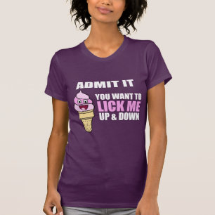 T-shirt Dire hilare de crème glacée