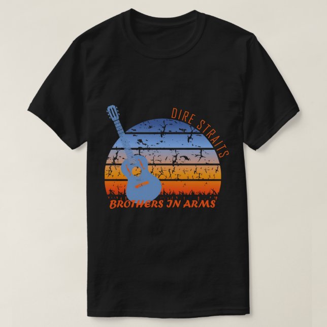 T-shirt DIRE STRAITS - FRÈRES D_ARMES indispensables (Design devant)