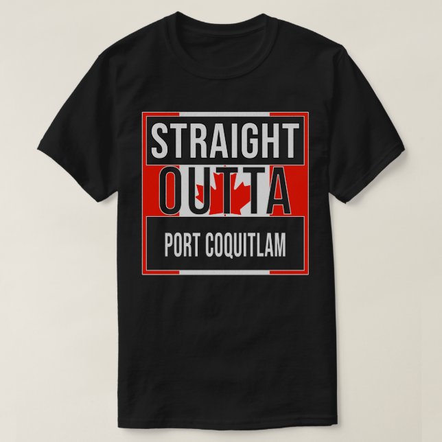 T-shirt Direct à Port Coquitlam Cadeau pour Canadien Fr (Design devant)