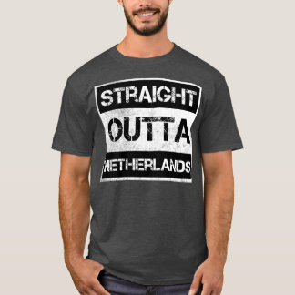 T-shirt Direct en dehors de Pays-Bas Voyageur Cadeau Pays