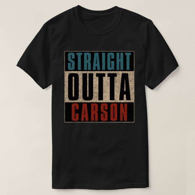 T-shirt Direct en direction de Carson Californie CA (Design devant)