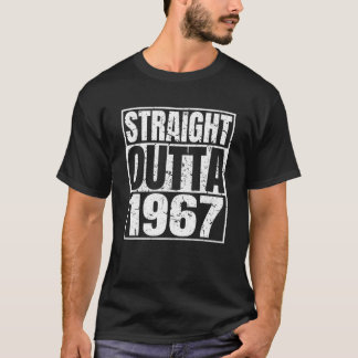 T-shirt Direct Outta 1967 54E Anniversaire Drôle 54 Ans O