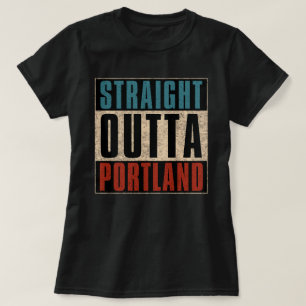T-shirt Directement à l'extérieur de Portland Oregon OR