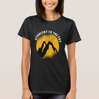 T-shirt Directement Au Sommet Des Montagnes Trekking Rando