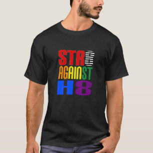 T-shirt Directement contre l'allié de la haine LGBT