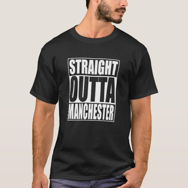 T-shirt Directement En Dehors De Manchester (Devant)