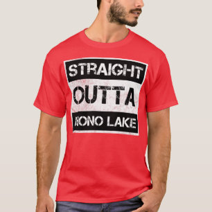 T-shirt Directement En Périphérie Du Lac Mono Vintage Souv