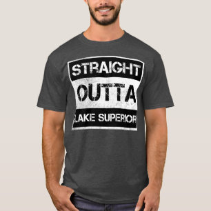 T-shirt Directement En Sorte Du Lac Supérieur Vintage Dist