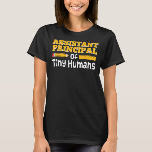 T-shirt Directeur adjoint de Tiny Humans Funny Vice Prin
