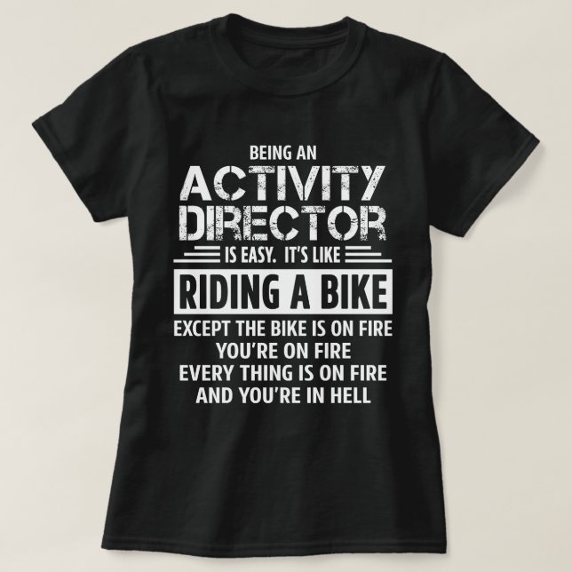 T-shirt Directeur d'activité (Design devant)