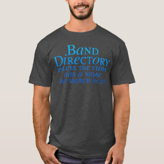 T-shirt Directeur de groupe Sauf si la tempête a un nom ré