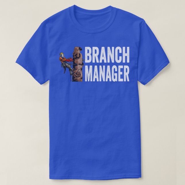 T-shirt Directeur de la branche de travail du bois Lumberj (Design devant)