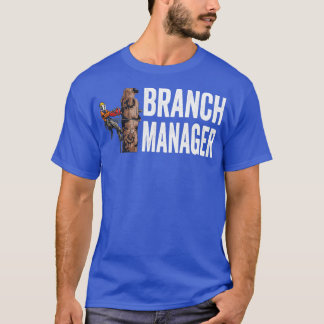 T-shirt Directeur de la branche de travail du bois Lumberj
