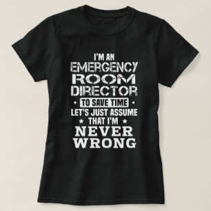 T-shirt Directeur de salle d'urgence