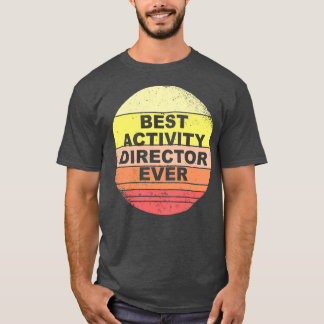 T-shirt Directeur des meilleures activités