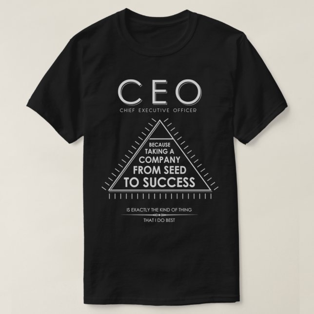 T-shirt Directeur général parce qu'il prend une compagne (Design devant)