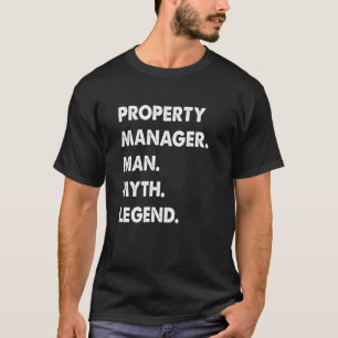 T-shirt Directeur immobilier, un homme, un mythe, une lége