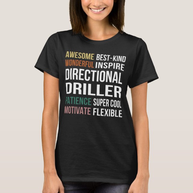 T-shirt Directional Driller  Appreciation (Devant)
