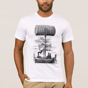 T-shirt Dirigeable de Steampunk