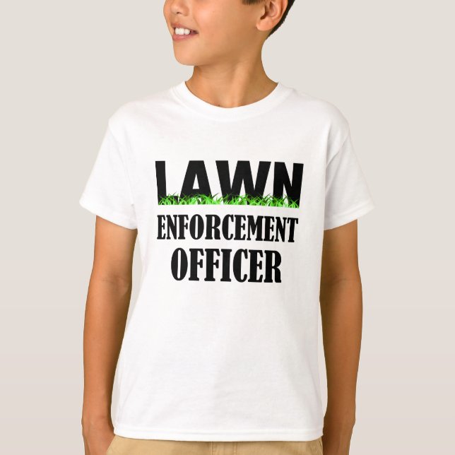 T-shirt Dirigeant d'application de pelouse (Devant)